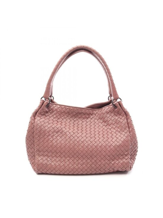 Bottega Veneta Handbags - Bottega Veneta Tote Bag Intrecciato Pink Leather
